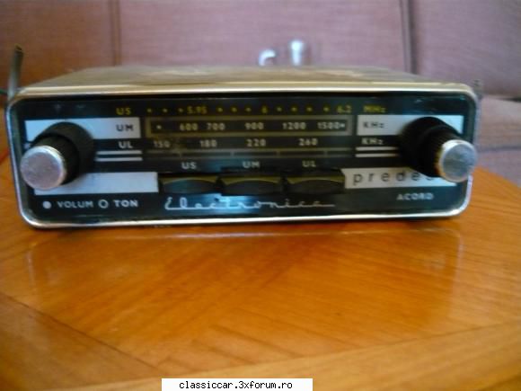 radiouri auto vechi 10. radio predeal model lei