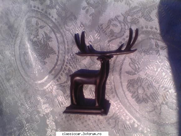 statueta cerbul aur stare absolut perfecta, noubronz masivpret lei transport gratis