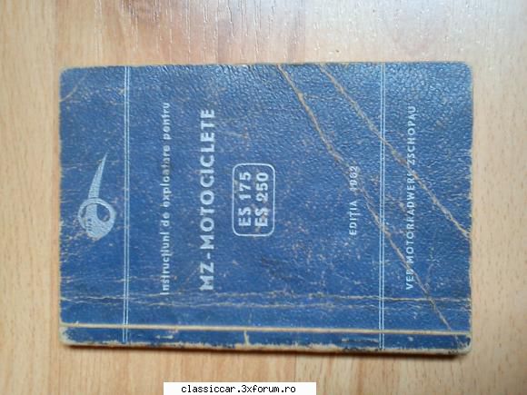 manual reparatii vand exploatare pentru es175 es250 editia 1962veb putin uzata dar rest este ron+
