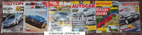 cumpar diverse carti vand reviste top gear, 4wd, autocar etc. lei