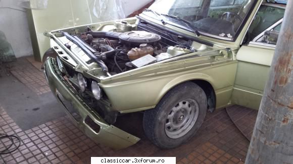 mercedes w114 250, bmw 525 e12 altele lucreaza mai incet dar sigur.