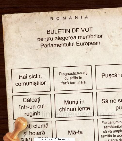 yess vot! s-au pregatit noile buletine pentru asteptam vot