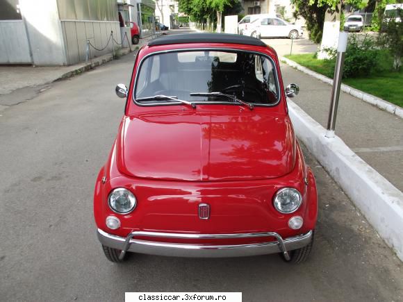 restaurare integrala fiat 500 1970. terminat curind integrala unui fiat 500 din 1970. masina provine