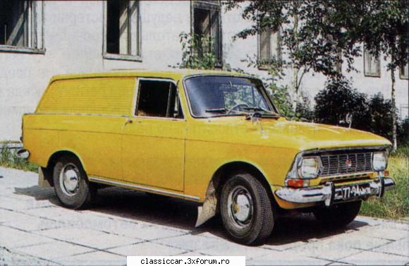 circulat prin tara? fost vazute? moskvich 434