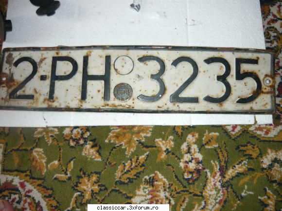 numere auto vechi alt lei