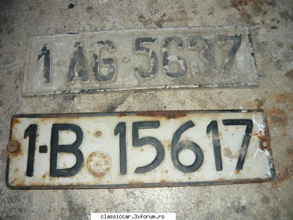 numere auto vechi din aluminiu din metal lei