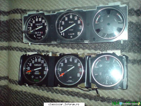 bord renault gordini 12-vazut tocmai mai adauga treilea tip bord jaeger pentru ts,cu ace aparaturii