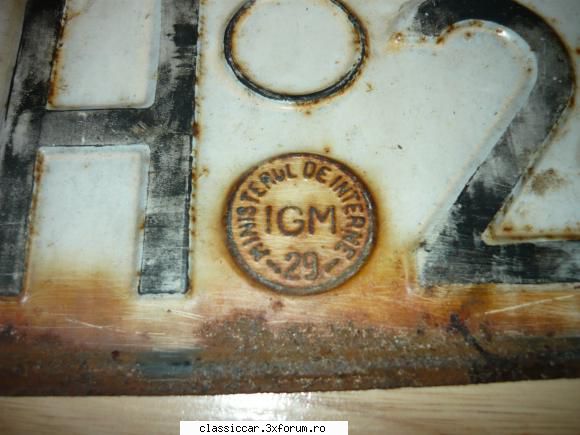 numere auto vechi igm este metal