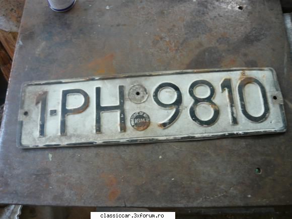 numere auto vechi numar rar este sin aluminiu stantat ,nu este modelul turnat-80 lei