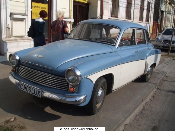 wartburg 1000 alb albastru