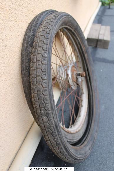 vand roata fata motoreta carpati cauciucuri victoria doua poza