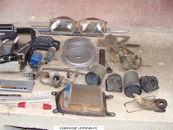 vand piese pentru renault 10/dacia 1100 piesele ramase.