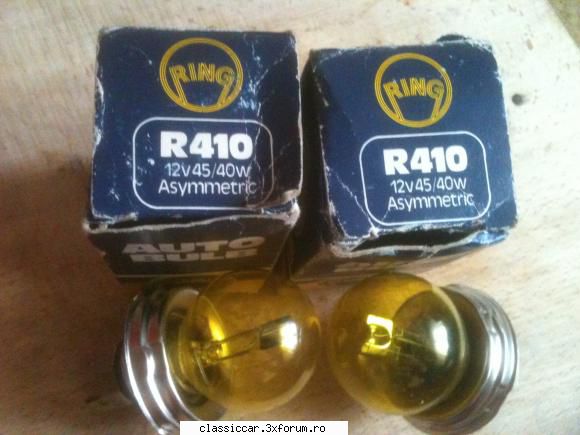 becuri far galbene pentru aspect clasic. poze 12v/45/40w