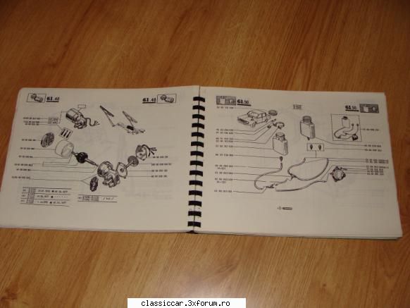 si vand catalog de piese de schimb pentru dacia 1300/dacia 1310
