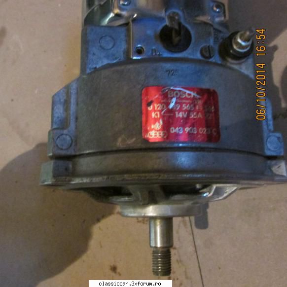 alternator bosch vw-audi vand alternator nou, pret 550 piciorul colierul, tulumba, piulitele
