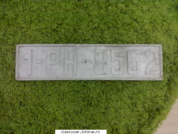 vand placuta numar aluminiu din 1968 - pret 100 0720659284 iulian [vand] numar vechi