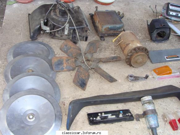 vand piese pentru renault 10/dacia 1100 piesele ramase