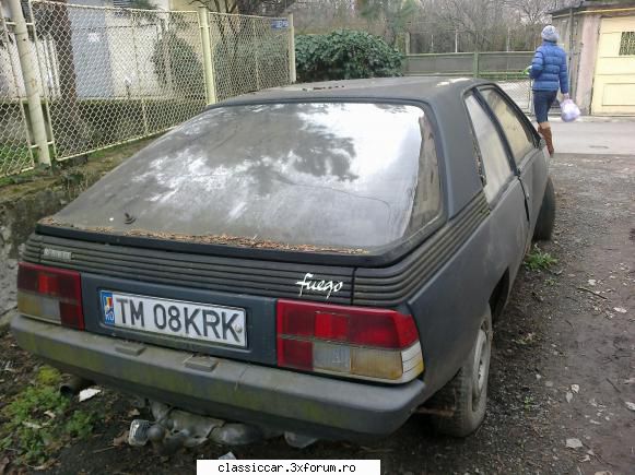 registru renault fuego una prin temeswar, revin poze mai actuale din alte unghiuri