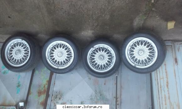 vand jante bbs 7jx 15h2 echipate cauciucuri 205/55/15 jantele sunt gauri si  sunt echipate