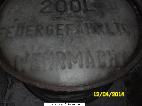 butoi german 200l din 1941 (forta aparare nazista)