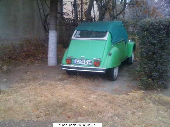 registru citroen 2cv aia verde langa hotelul sport. prin cluj cred mai fie altele. Admin