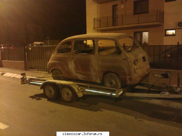 vand fiat 600 multipla, 1966 vand fiat 600 multipla pentru proiect fabricatie fost inceputa, dar