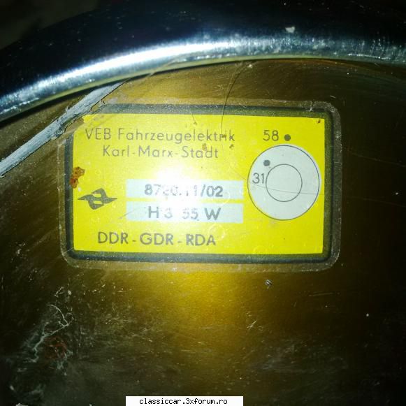 vand proiector ceata fek ddr wartburg, trabi detaliu. lei, tot transport, ramburs, posta romana.
