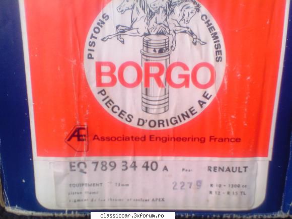 set motor borgo original- dacia set motor borgo nou original made franceeste complet excelent 399