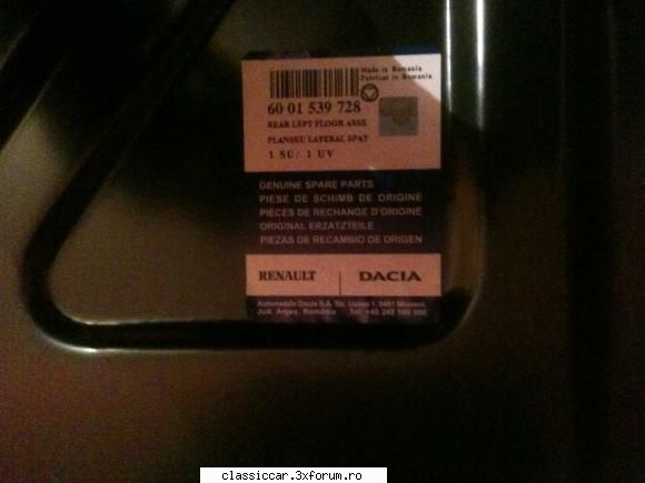 vand table dacia 1300/1310 originale uzina! poza