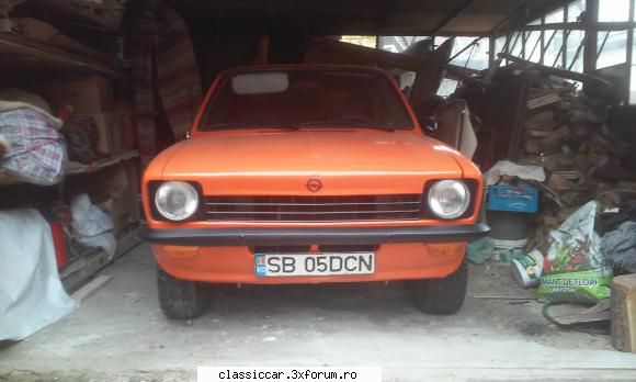 opel kadett. city 1.2l proiect deceneu martisor scos putin nasul din birlog, dupa vreo luni