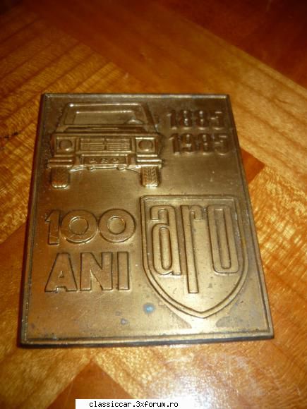 este o placheta aro 50 lei placheta aro  1885-1985