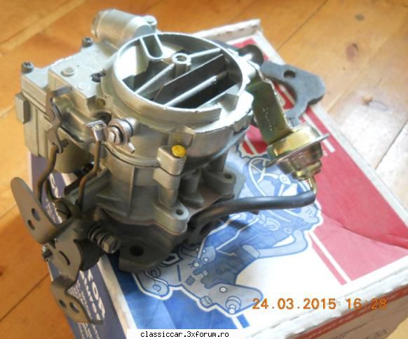 vand carburator rochester. pentru chevrolet small block v8 este nou, include si garnitura. pret