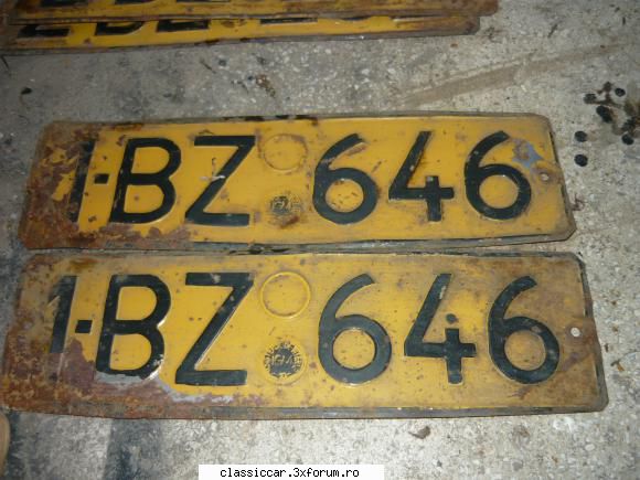 lichidare colectie numere auto vechi vindute