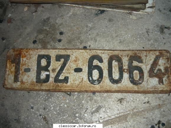 lichidare colectie numere auto vechi buzau-30 lei