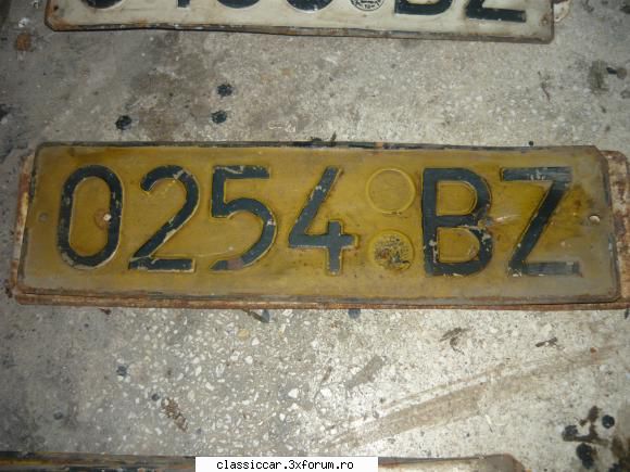 lichidare colectie numere auto vechi vindut