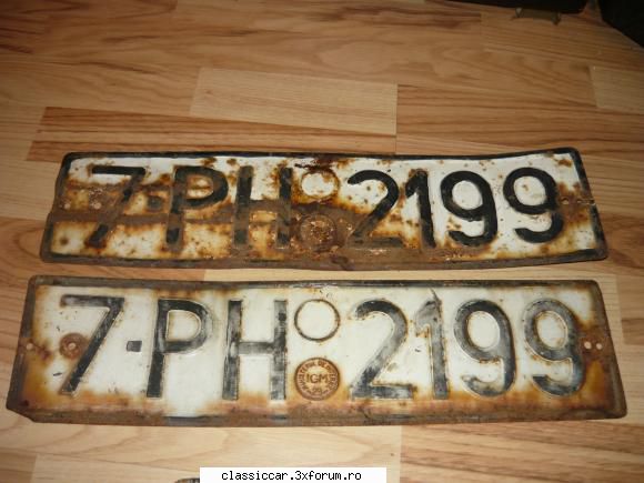 lichidare colectie numere auto vechi pereche-50 lei
