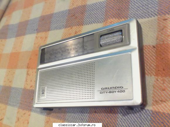 radiouri germane adaug radio portabil grundig city boy 400un model prestigiu celebrei firme estetic