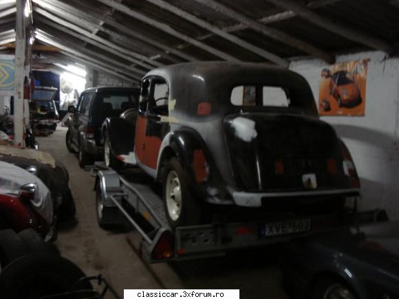 citroen traction avant six -1953 dup mult rbdare munc migloas, azi ajuns sfrsit termin mai