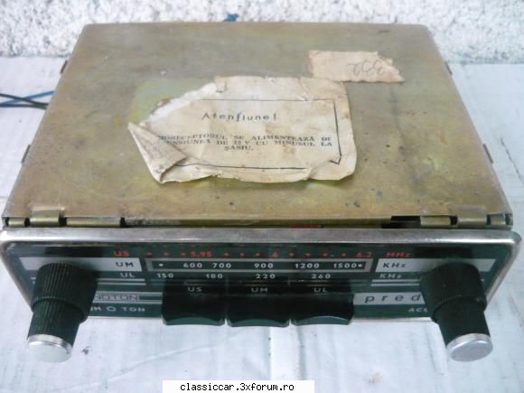 radio auto german butoane albe 12v radio rusesc poza