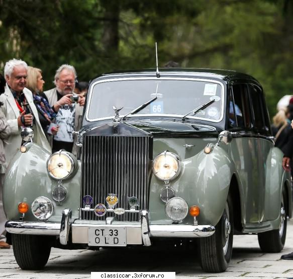 retromobil turul romaniei rolls royce 1954