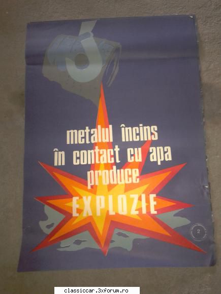 postere vintage pentru atelier, garaj 520/745