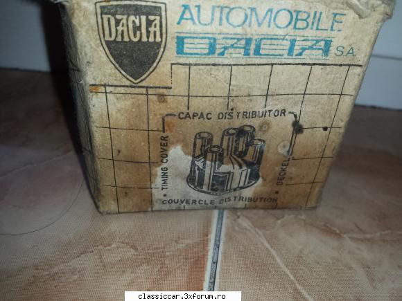 piese noi dacia cutia care venit din magazin