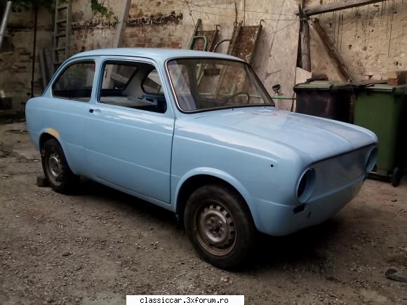 masinile mele incepe arate fiat 850! urmeaza partea electrica revizuita total, daca chiar inlocuita