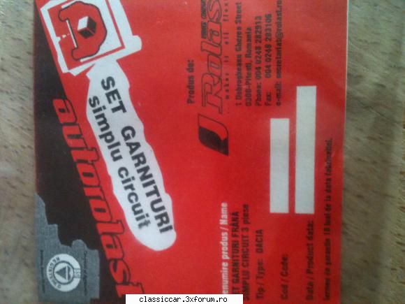 piese dacia noi sorin100 reparatie pompa frana simplu circuit produs rolast noua elba completa