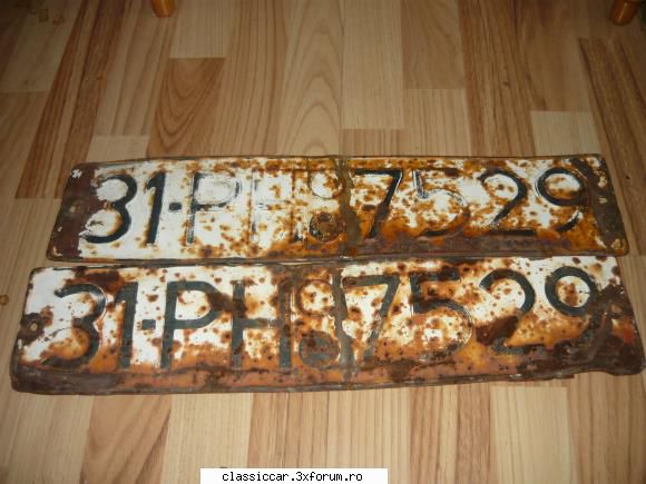 se adauga
31 ph 7529
-50 lei lichidare colectie numere auto vechi