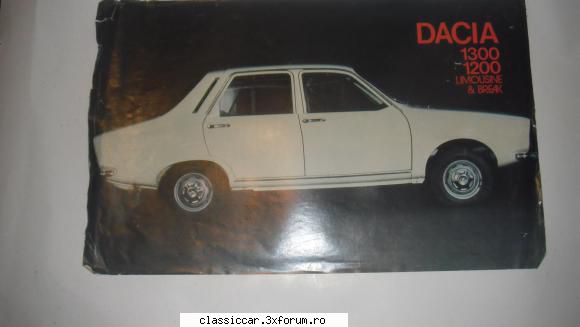 poster dacia 1300/dacia break postere dacia 1300/dacia break dimensiuni 45x38 stare buna dar din