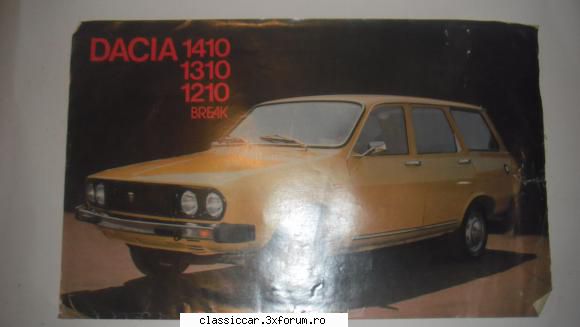 poster dacia 1300/dacia break poster fata