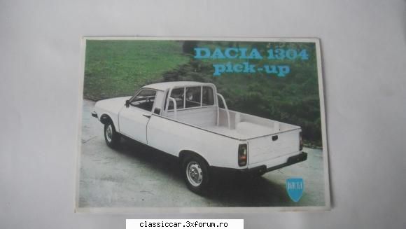 poster dacia 1300/dacia break adauga brosura export lei