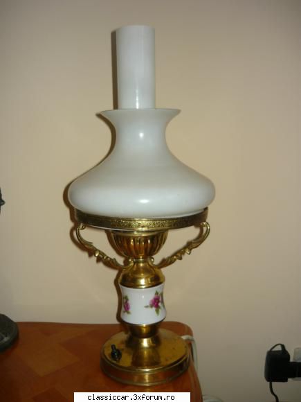 talcioc lichidare (colectie stocuri vechituri lampa birou anii este 220v alama portelam pictat set