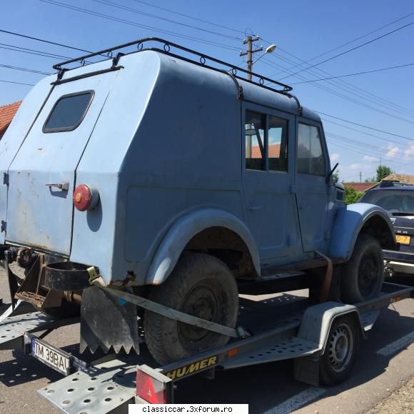 gaz 69a din 1962 iar din spate arata mai